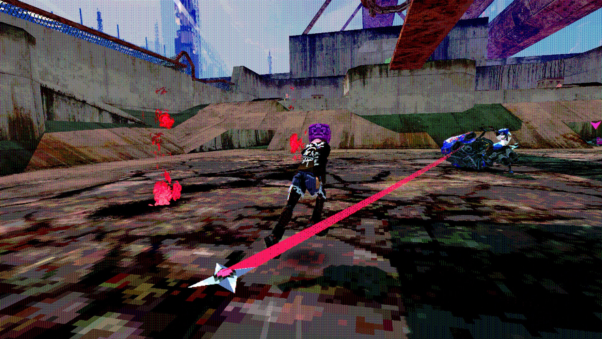 Airframe Ultra controls - official Steam screenshot of mid-race steering